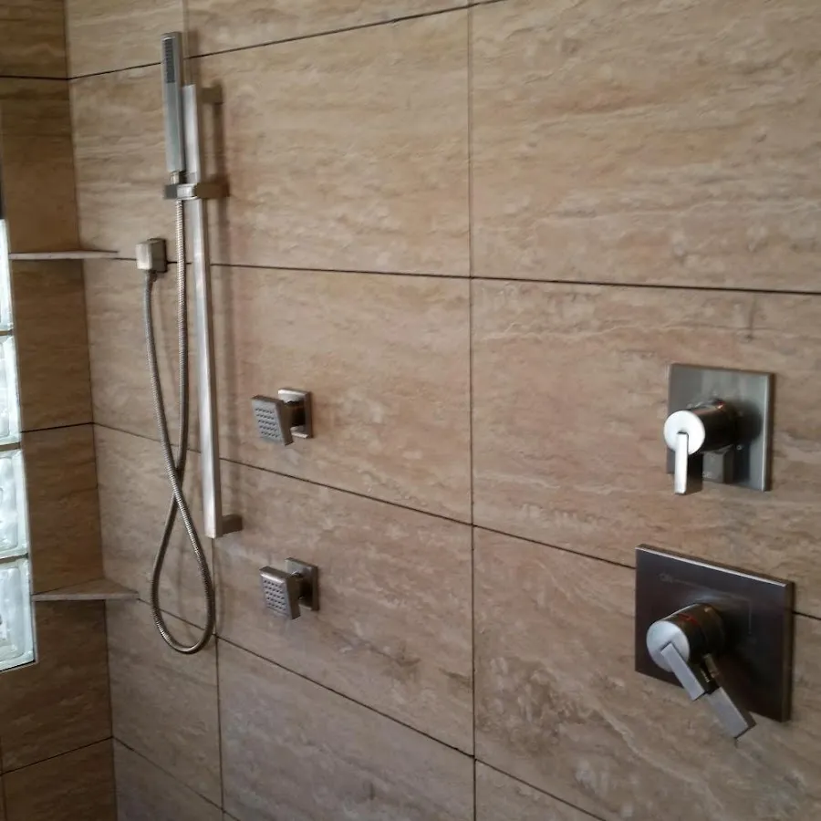 Shower fixture installation for Water Heater Replacement in Galloway
